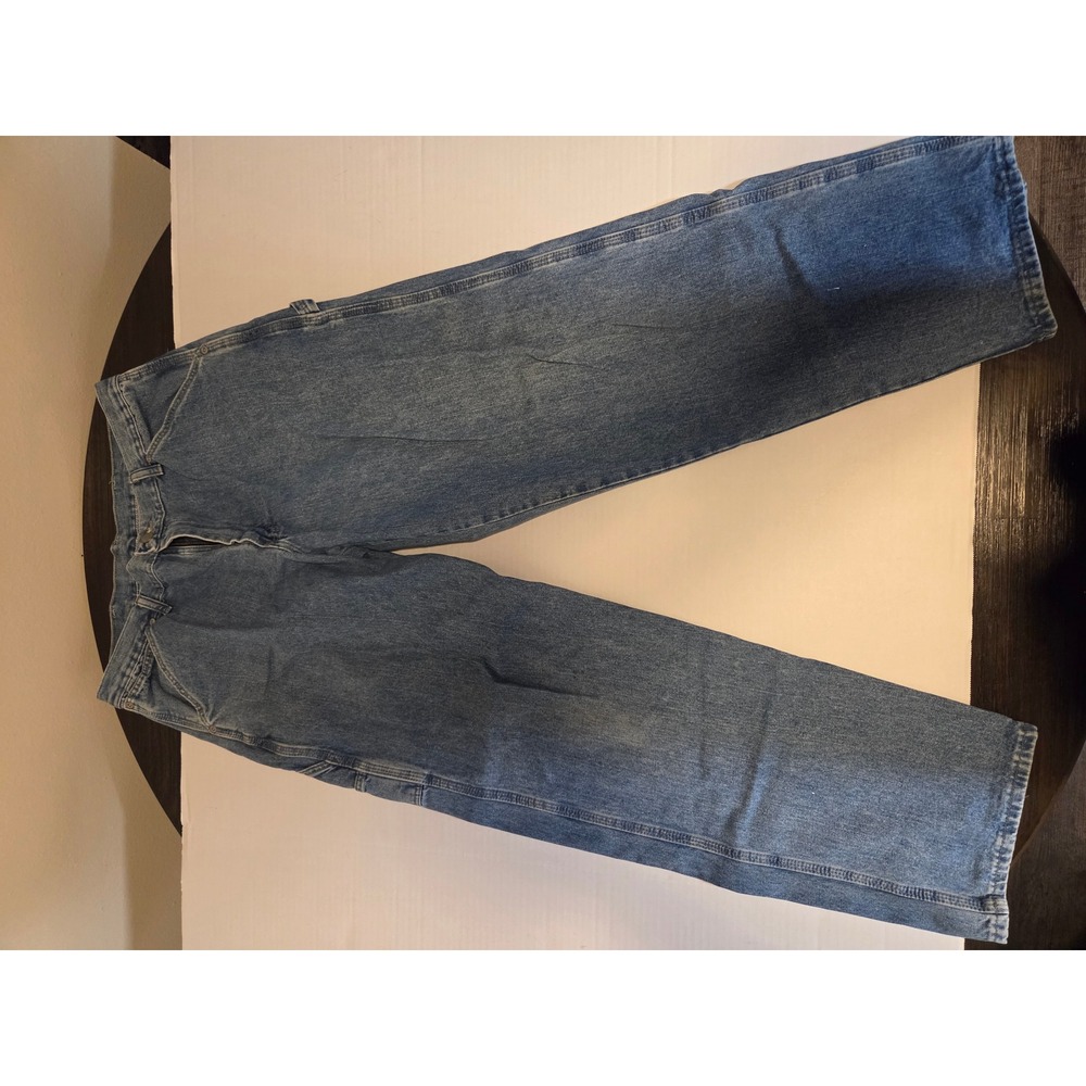 Wrangler Authentic Issue WRG Jean Co Carpenter Jeans Blue Denim 34x32 94SERVD
